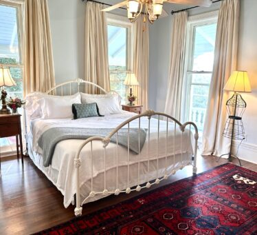 Mary Parker Carr Bedroom, Milton Parker Home, Luxury B&amp;B in Bryan, TX