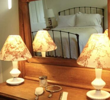 Winifred Parker Bain Bedroom, Milton Parker Home, Luxury B&amp;B in Bryan, TX