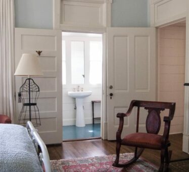 Mary Parker Carr Bedroom, Milton Parker Home, Luxury B&amp;B in Bryan, TX