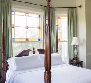 Beatrice Parker Gordon Bedroom, Milton Parker Home, Luxury B&amp;B in Bryan, TX